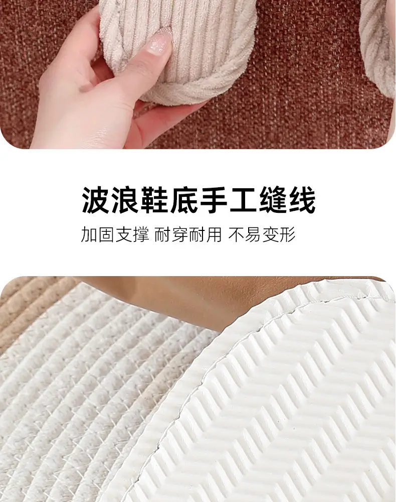 Cross-Border Temu Shein Cotton Slippers Ins Bowknot Home Plush Slippers Indoor Furry Wholesale Cotton Slippers — feature 10