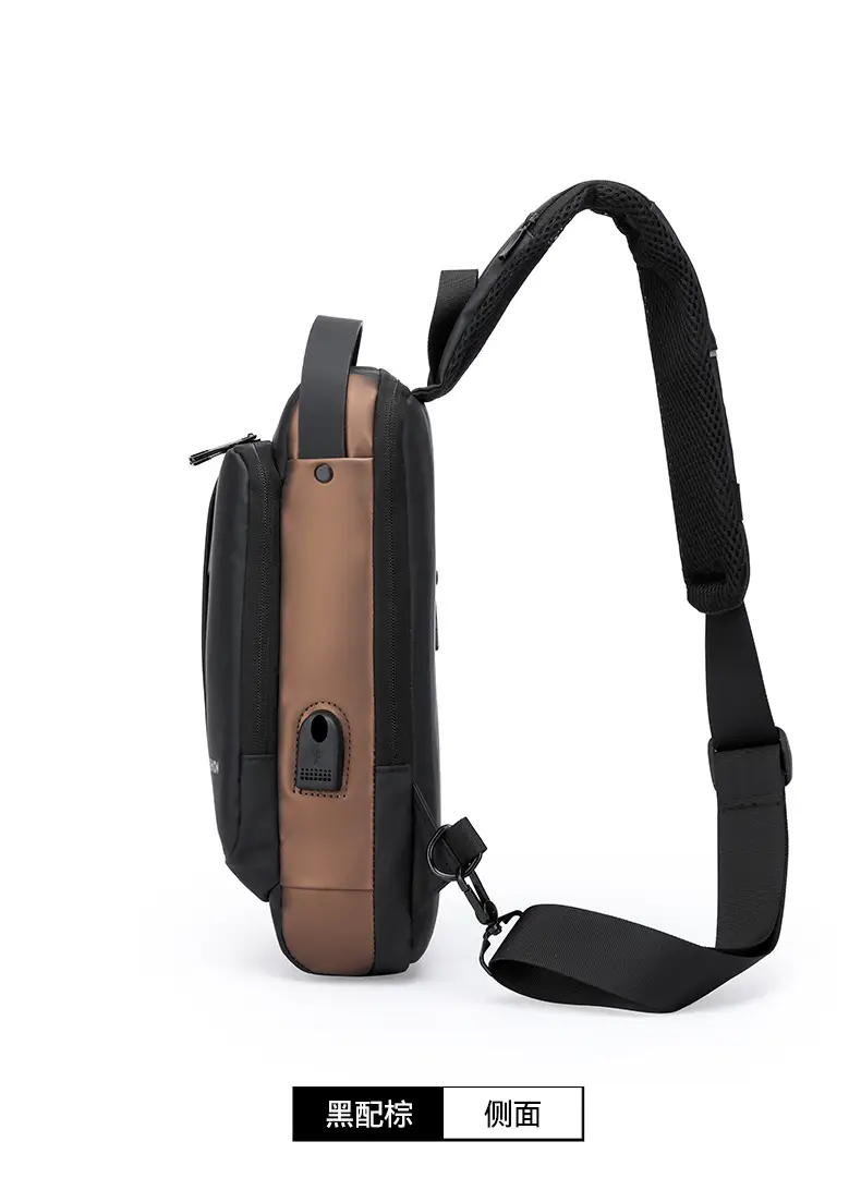 Men's Anti-Theft Crossbody Bag Large Capacity Black — feature 26