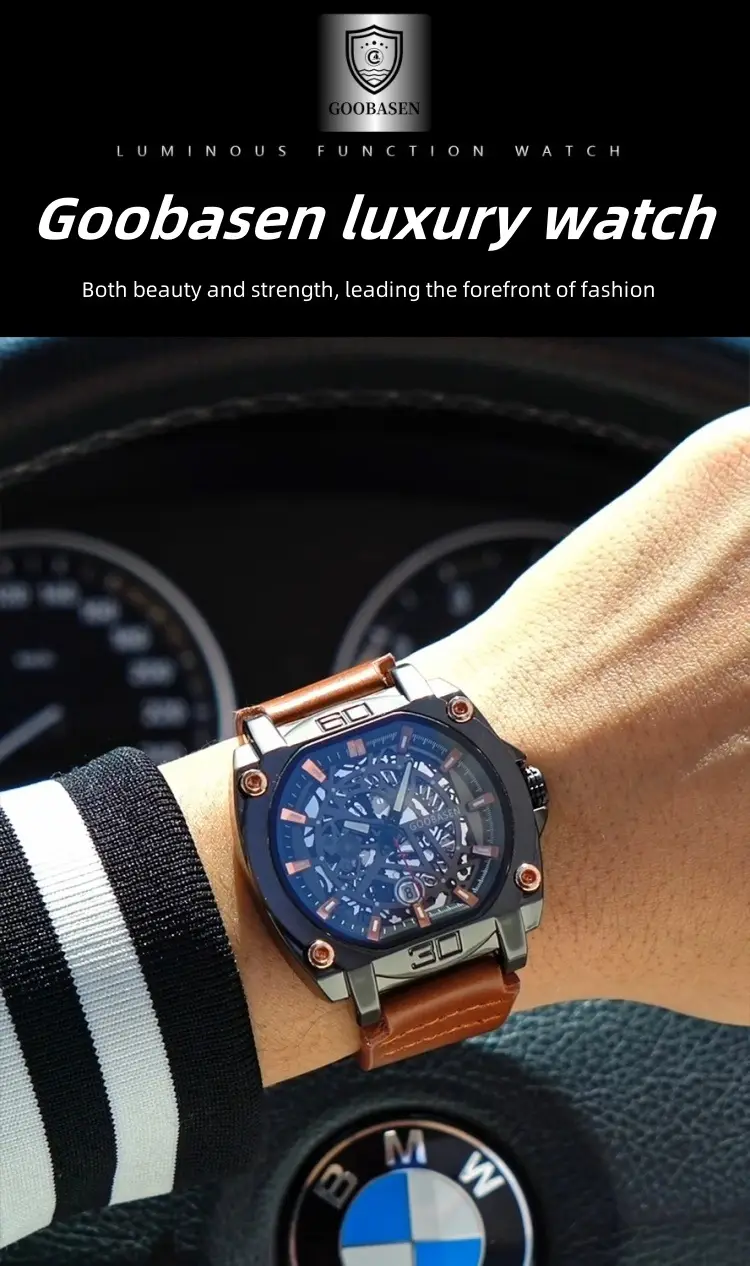 Gubosen Multi-Layer Watch for Men Waterproof Luminous Calendar — feature 15