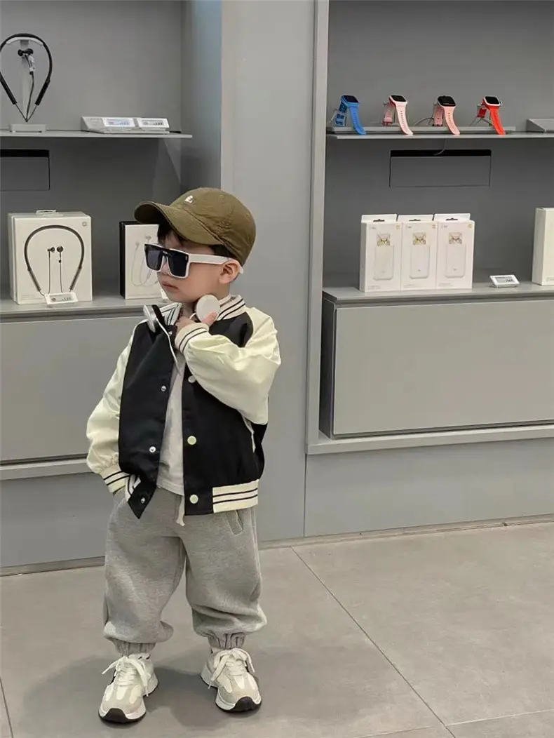 Kids Korean Style Beige Peaked Cap All-Matching — feature 18