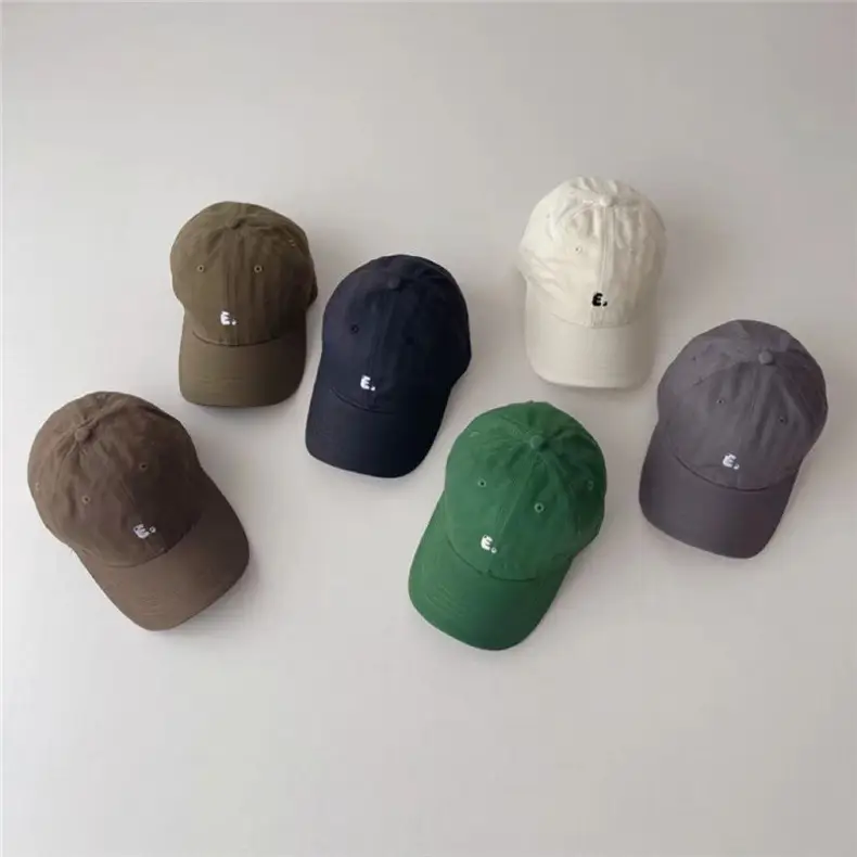 Kids Korean Style Beige Peaked Cap All-Matching — feature 19