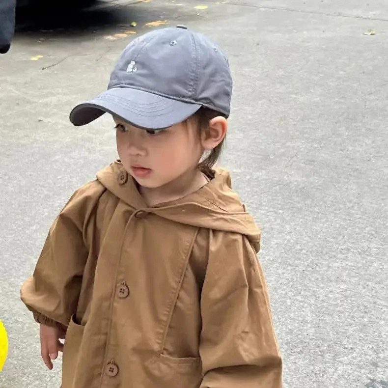Kids Korean Style Beige Peaked Cap All-Matching — feature 3