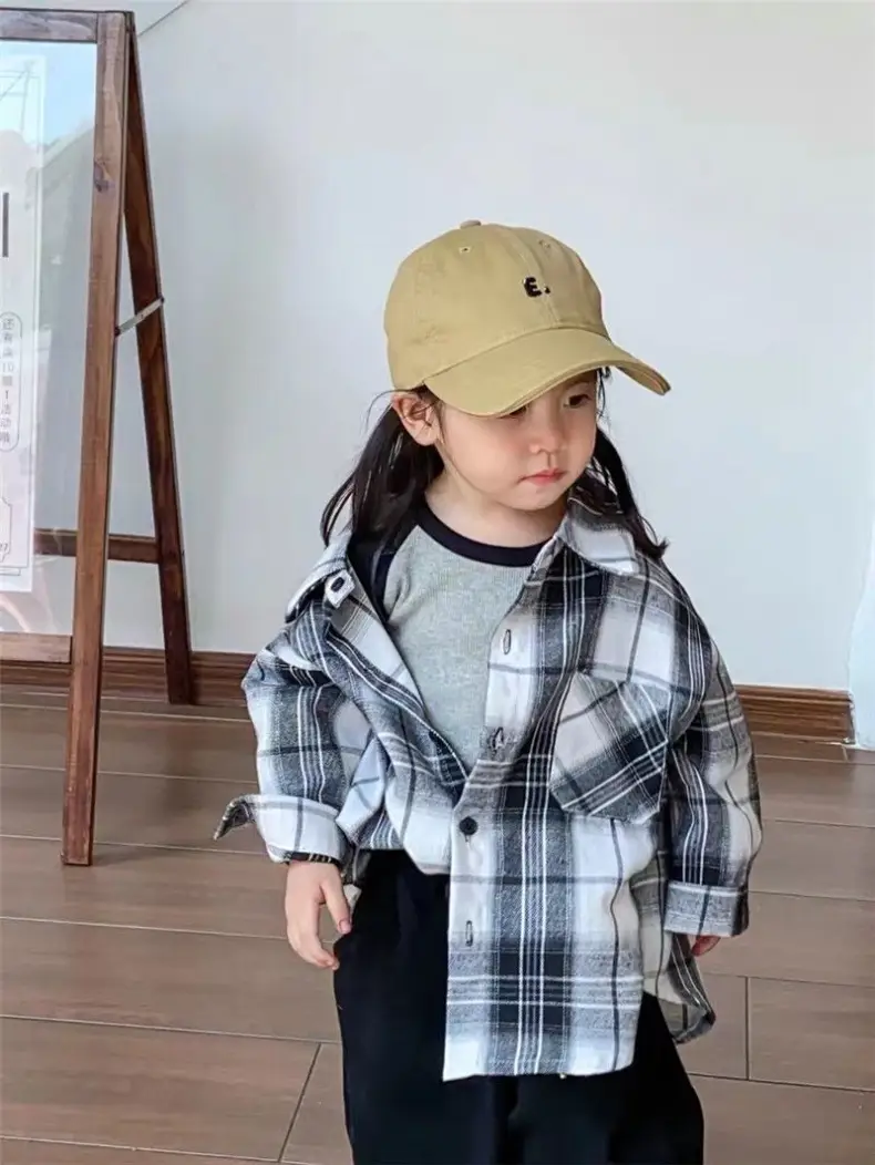 Kids Korean Style Beige Peaked Cap All-Matching — feature 5