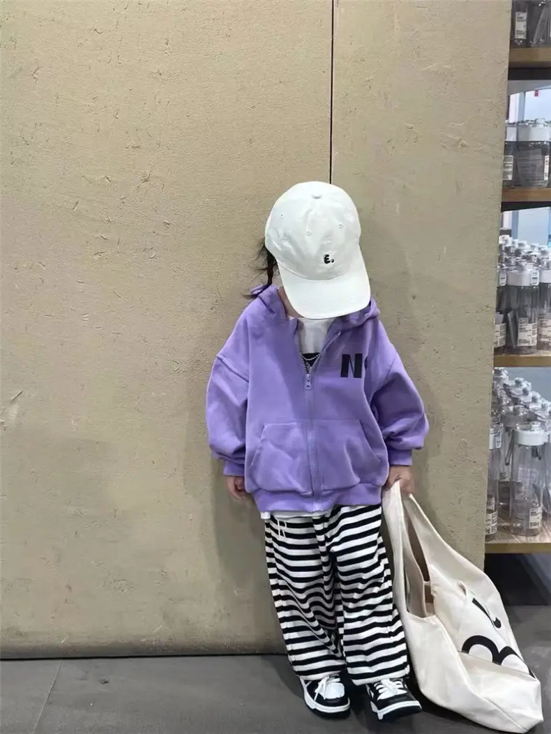 Kids Korean Style Beige Peaked Cap All-Matching — feature 6