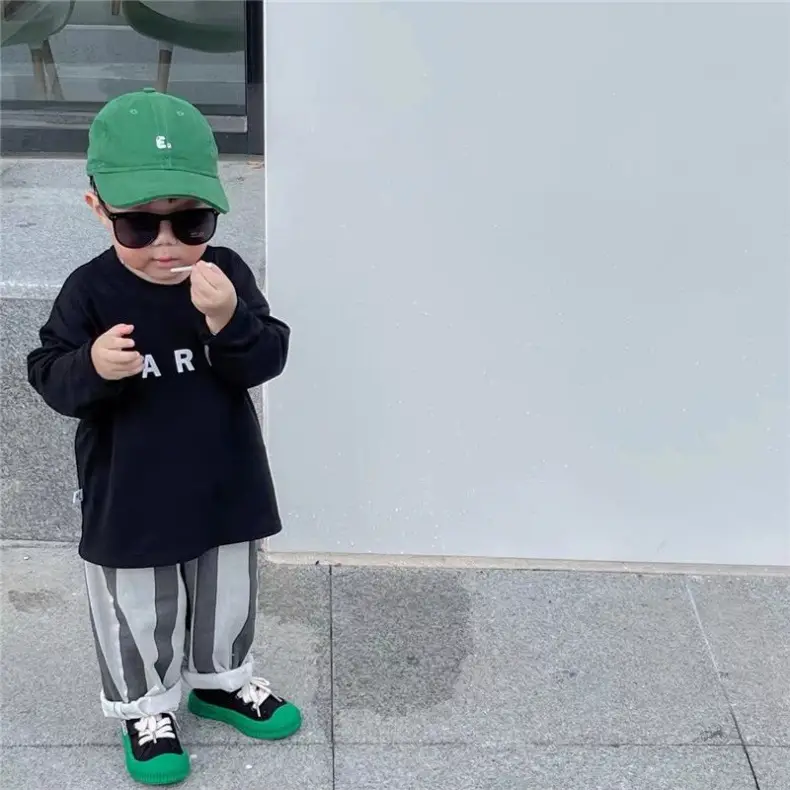 Kids Korean Style Beige Peaked Cap All-Matching — feature 9