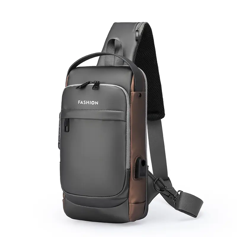 Men's Anti-Theft Crossbody Bag Black Waterproof - Image 2