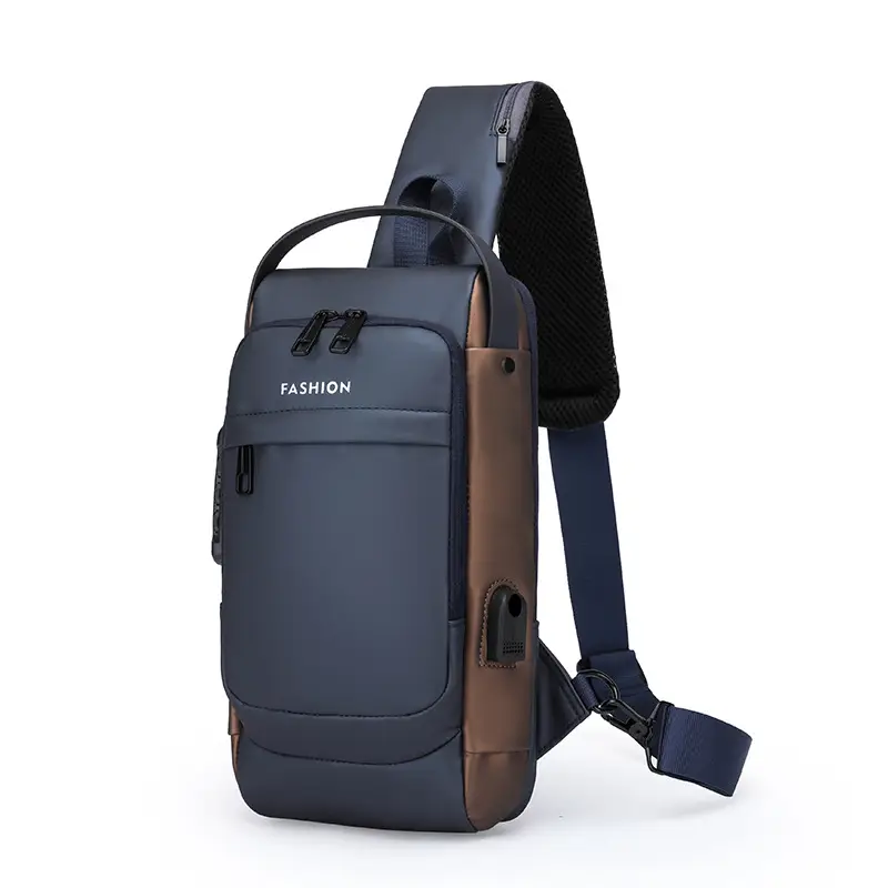 Men's Anti-Theft Crossbody Bag Black Waterproof - Image 4