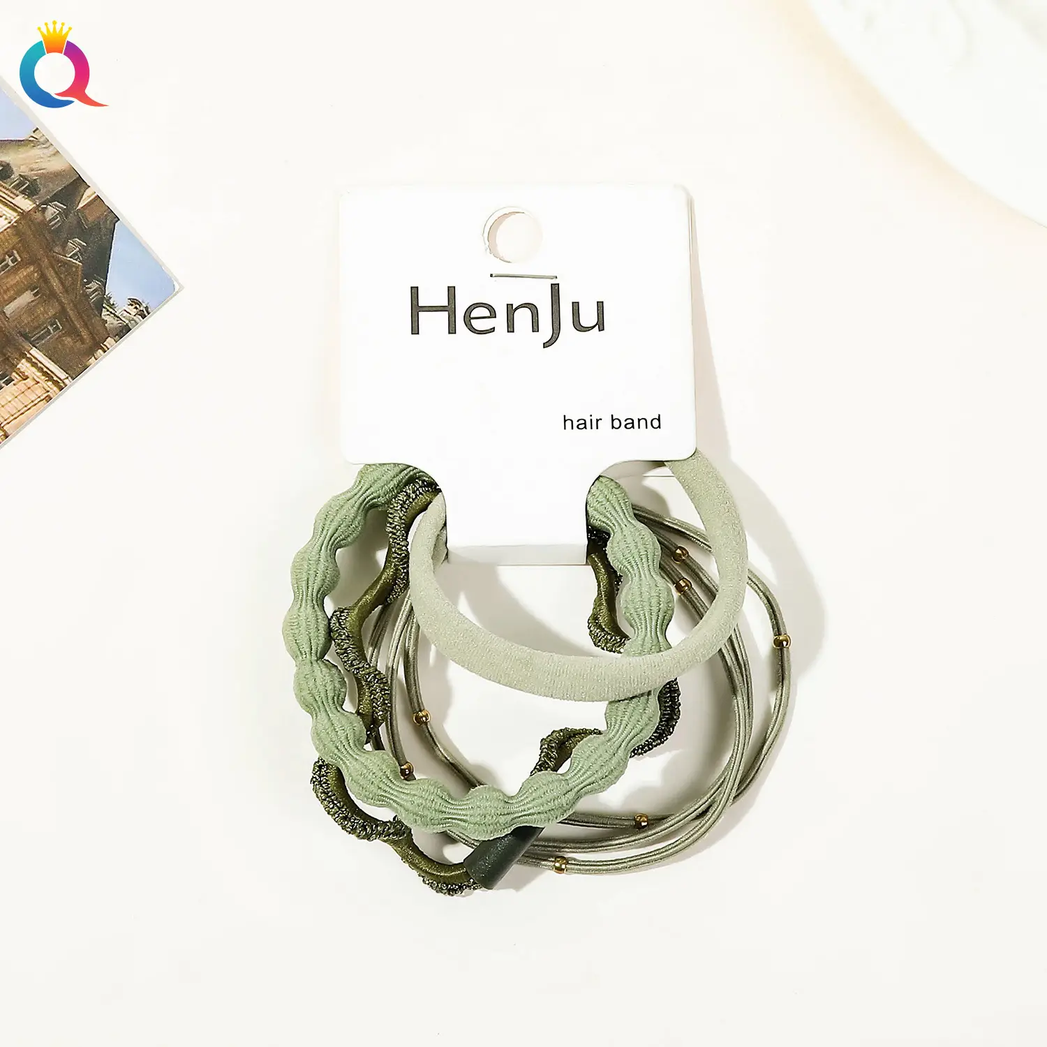 Qiyue Cross-Bound Hair Ties Rope for Women - Image 2