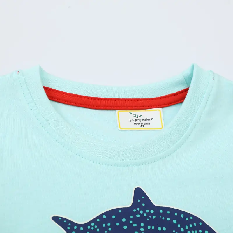 Boat Design Summer T-Shirt for Boys Mint Green - Image 3