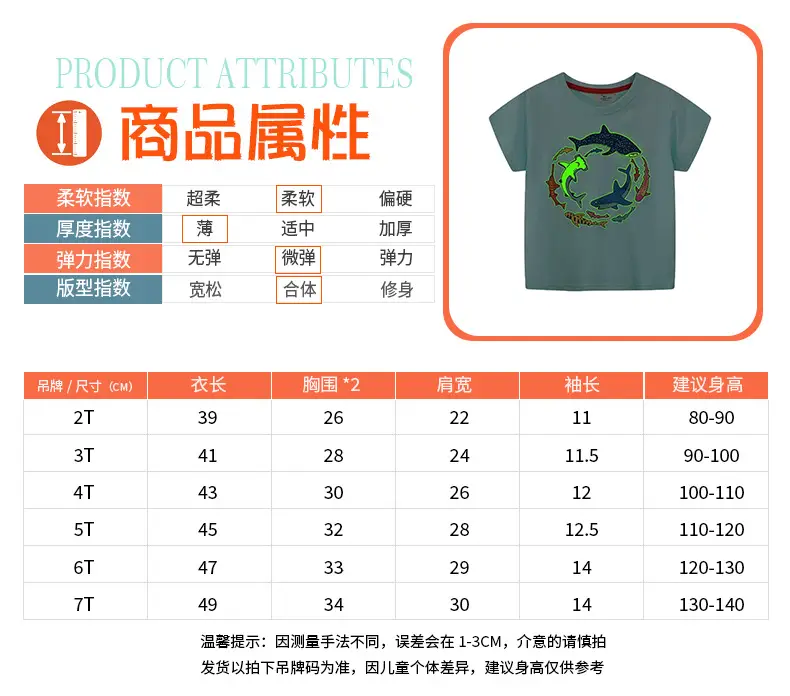 Boat Design Summer T-Shirt for Boys Mint Green — feature 5