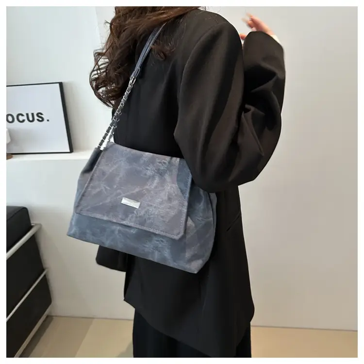 Retro Brown Chain Shoulder Bag for Women 2024 — feature 16