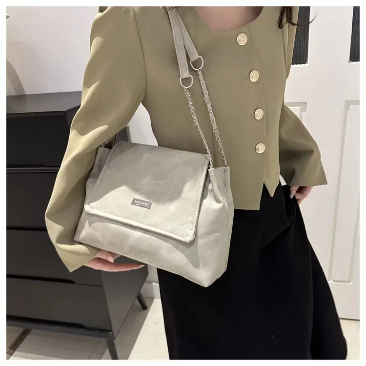 Retro Brown Chain Shoulder Bag for Women 2024 — feature 19