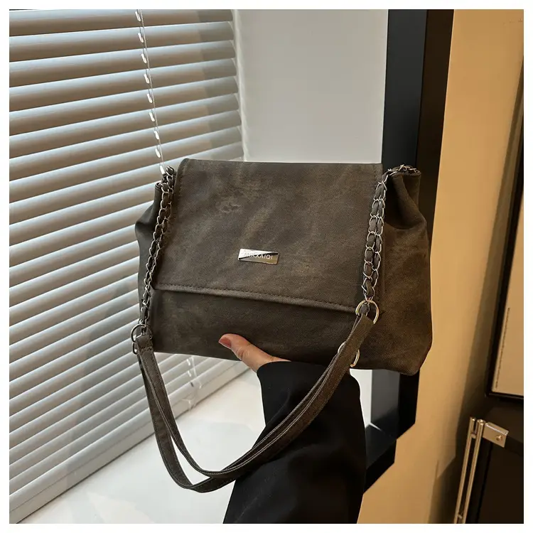 Retro Brown Chain Shoulder Bag for Women 2024 — feature 23