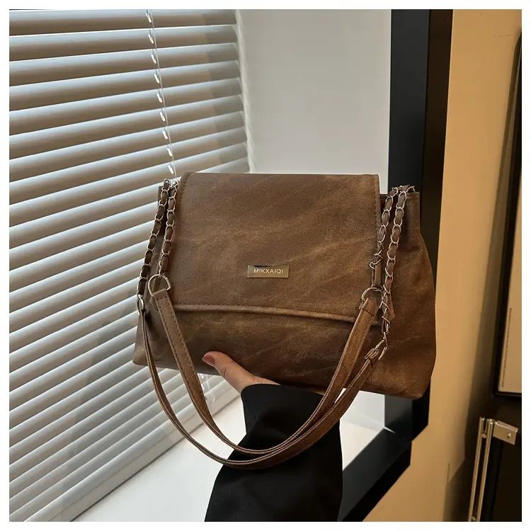 Retro Brown Chain Shoulder Bag for Women 2024 — feature 24