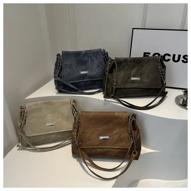 Retro Brown Chain Shoulder Bag for Women 2024 — feature 25