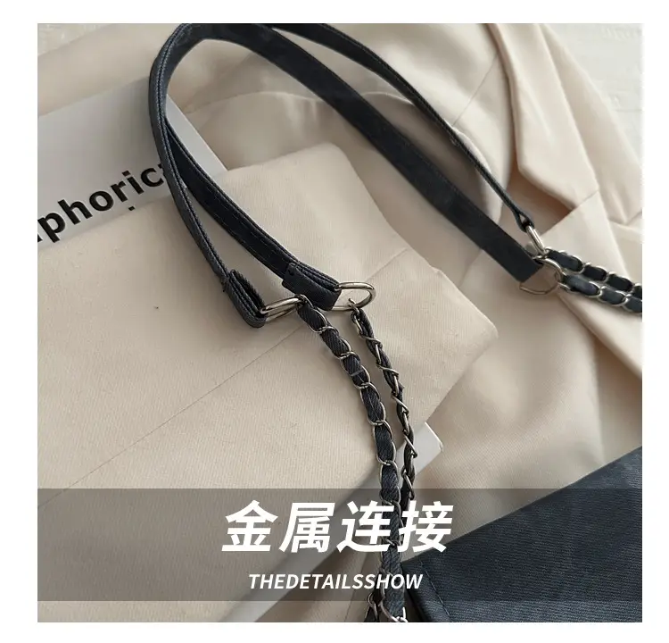 Retro Brown Chain Shoulder Bag for Women 2024 — feature 5