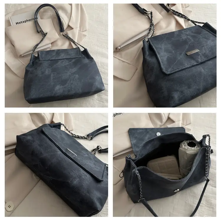 Retro Brown Chain Shoulder Bag for Women 2024 — feature 8