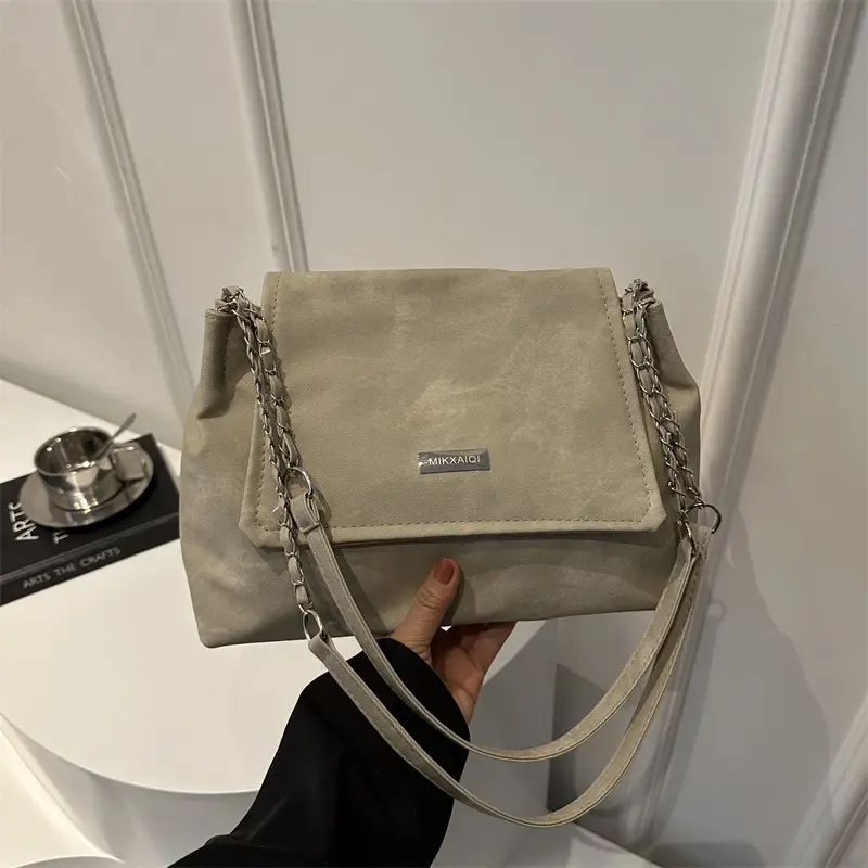 Retro Brown Chain Shoulder Bag for Women 2024 - Image 2
