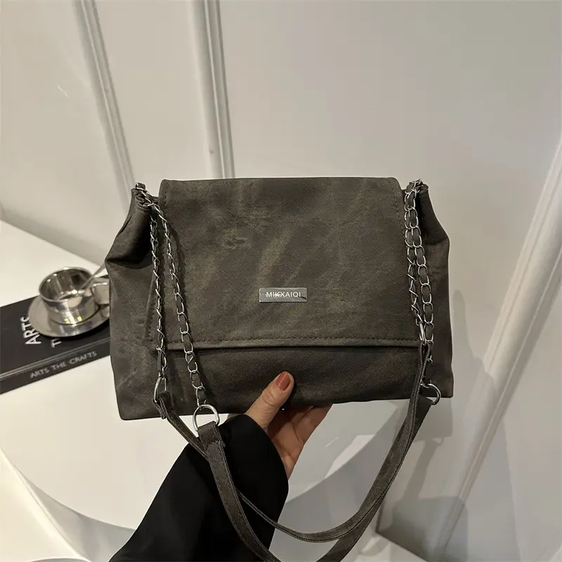 Retro Brown Chain Shoulder Bag for Women 2024 - Image 4