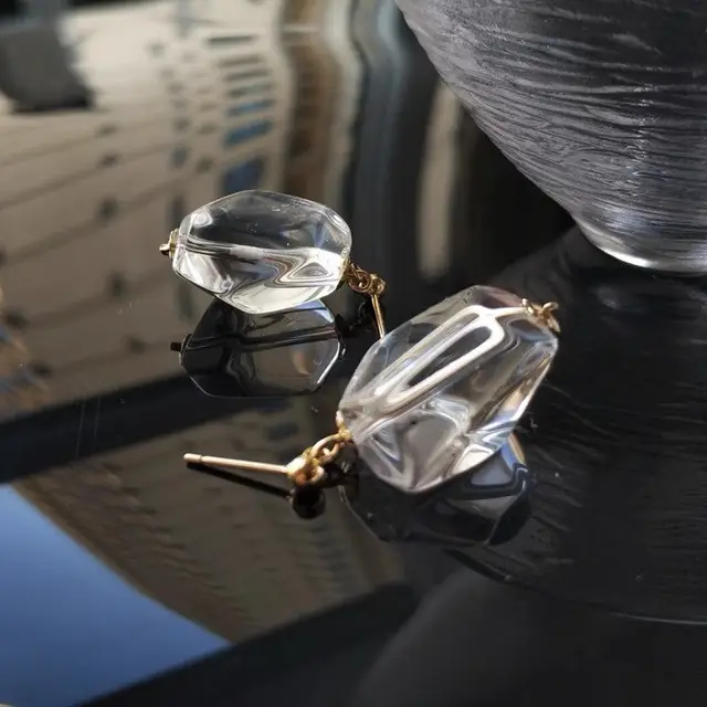 Elegant Crystal Earrings for Women Silver Needle French Vintage - Image 3