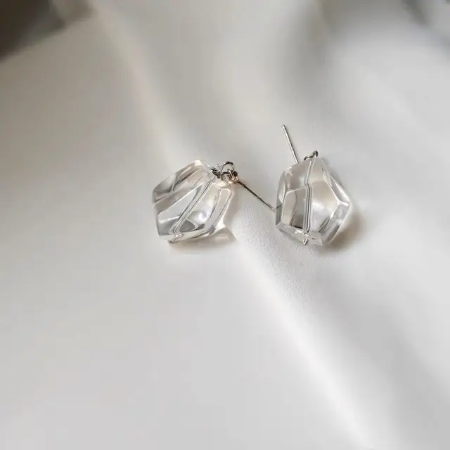 Elegant Crystal Earrings for Women Silver Needle French Vintage - Image 4