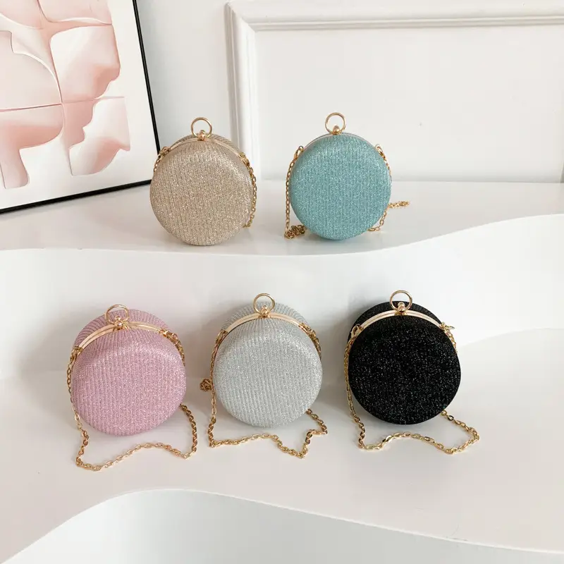 Pink Sequin Mini Lipstick Bag Women