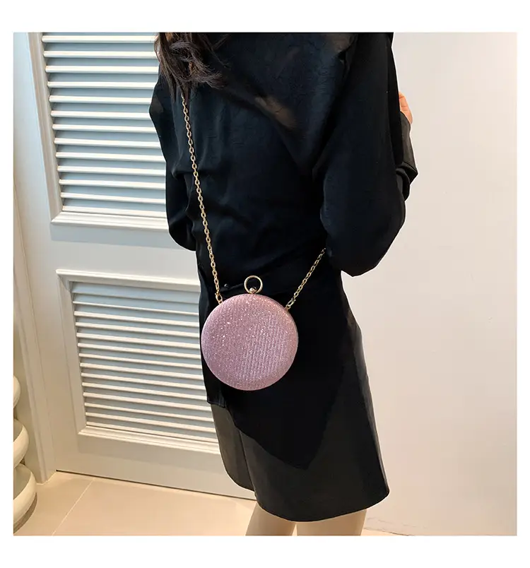 Pink Sequin Mini Lipstick Bag Women — feature 21