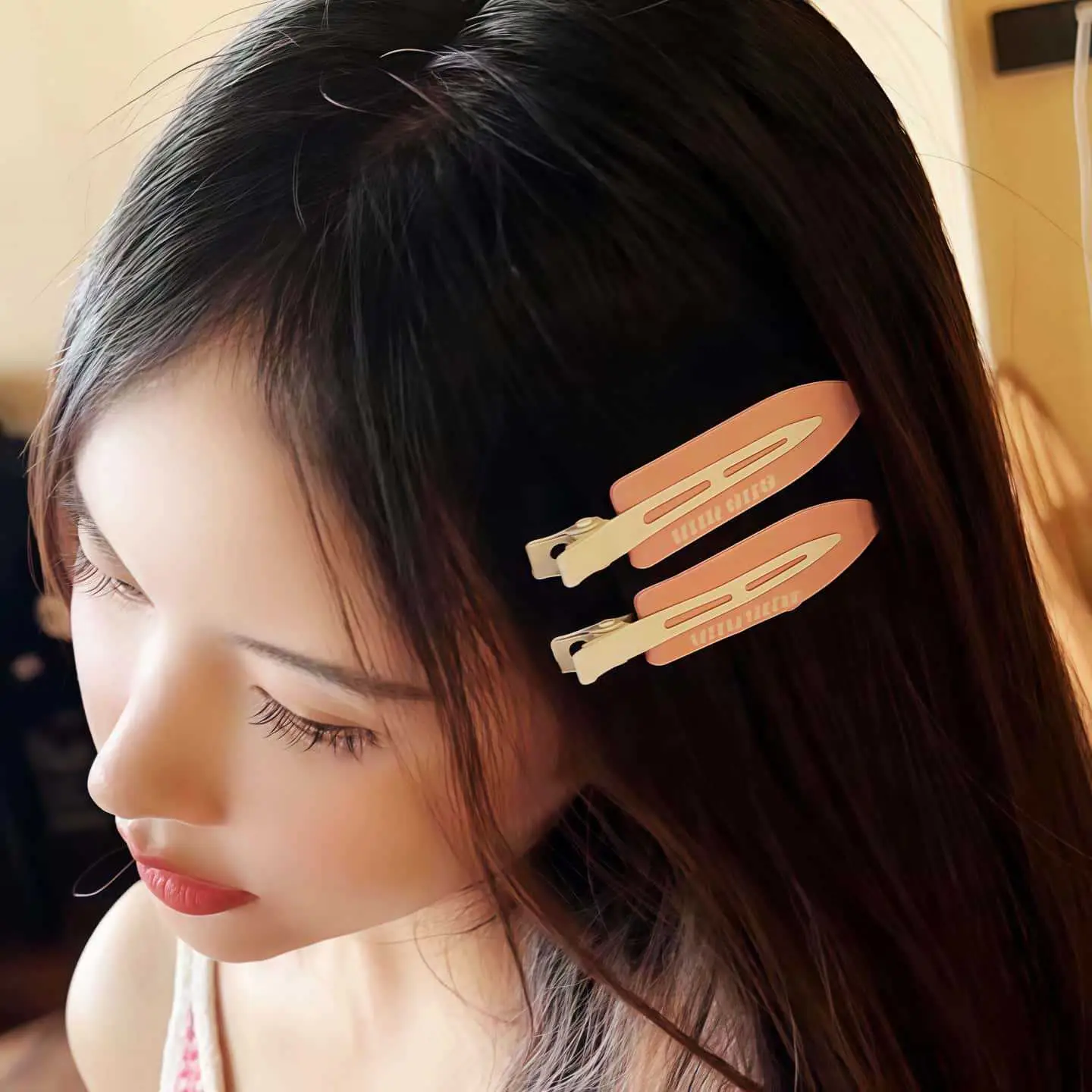 French Cut Hair Clips Multi Color Small Fragrance