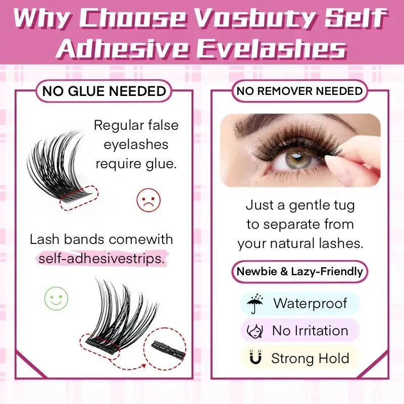 Cross-Border Self-Adhesive False Eyelashes - Image 9