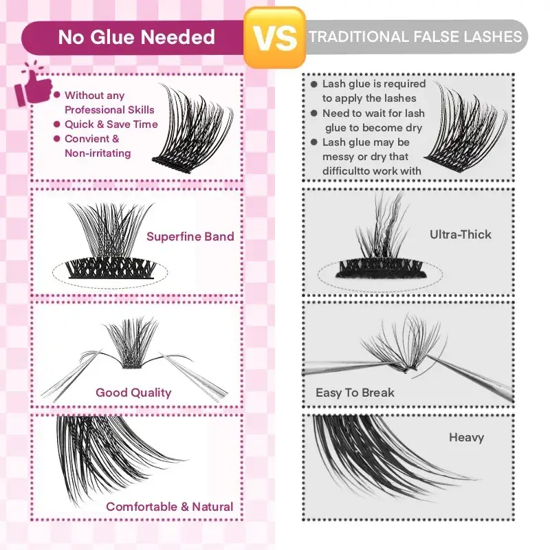 Cross-Border Self-Adhesive False Eyelashes — feature 8