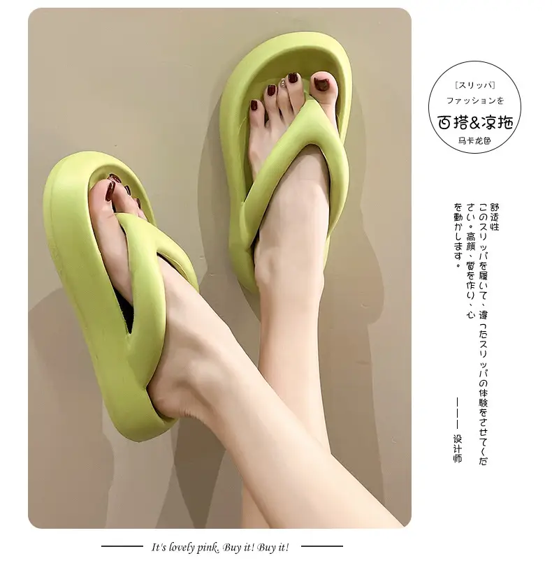 Thick-Soled Flip-Flops for Women with a Stepping-On-Clouds Feel, Summer 2026 New Model, Non-Slip Outdoor Beach Sandals for Women — feature 12