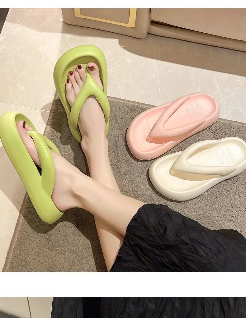 Thick-Soled Flip-Flops for Women with a Stepping-On-Clouds Feel, Summer 2026 New Model, Non-Slip Outdoor Beach Sandals for Women — feature 16
