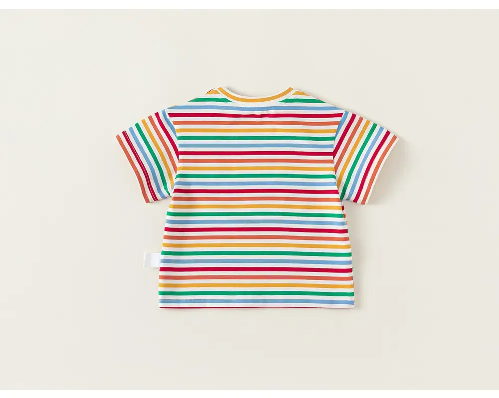 Kids Striped T-Shirt Boys Girls Summer New — feature 13