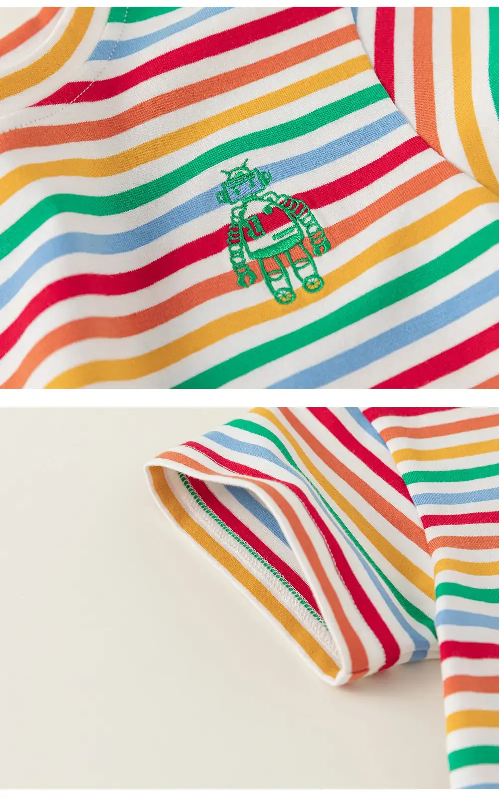 Kids Striped T-Shirt Boys Girls Summer New — feature 15