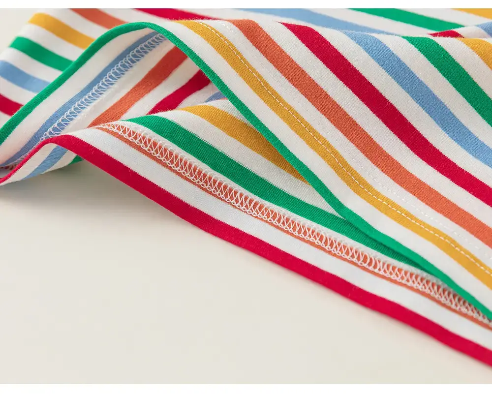 Kids Striped T-Shirt Boys Girls Summer New — feature 16