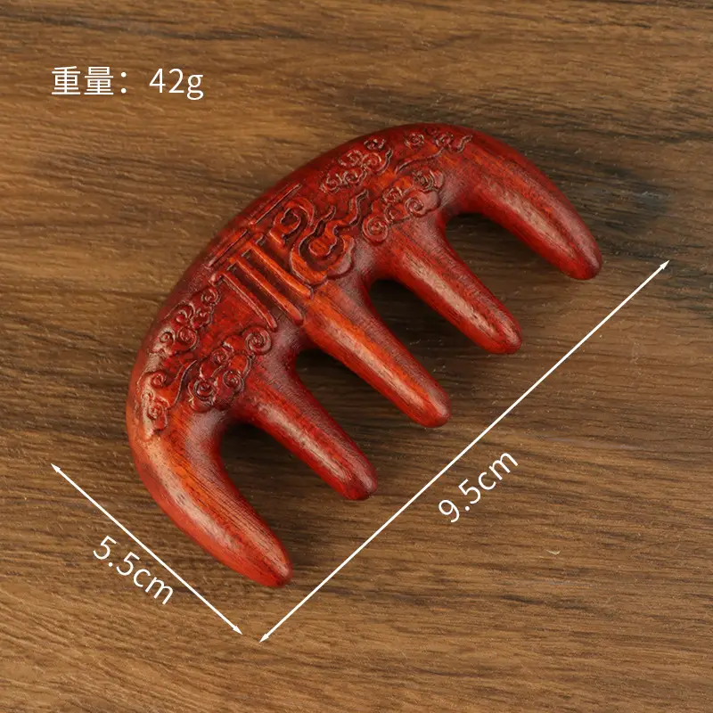 Golden Silk Lotus Fish Scalp Massage Comb — feature 17