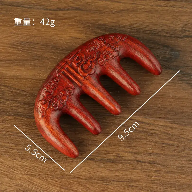 Golden Silk Lotus Fish Scalp Massage Comb