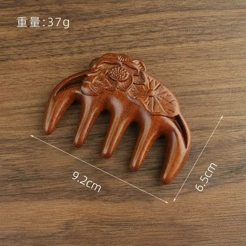 Golden Silk Lotus Fish Scalp Massage Comb