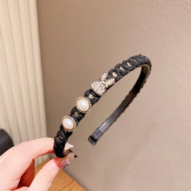 Pink Rabbit Headband for Girls Anti-Slip Hair Clip - Image 4