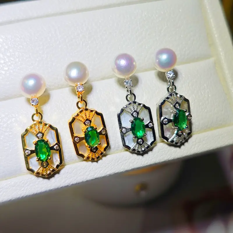 S925 Silver Pearl Butterfly Earrings Wholesale - Image 13