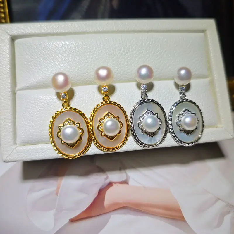 S925 Silver Pearl Butterfly Earrings Wholesale - Image 4