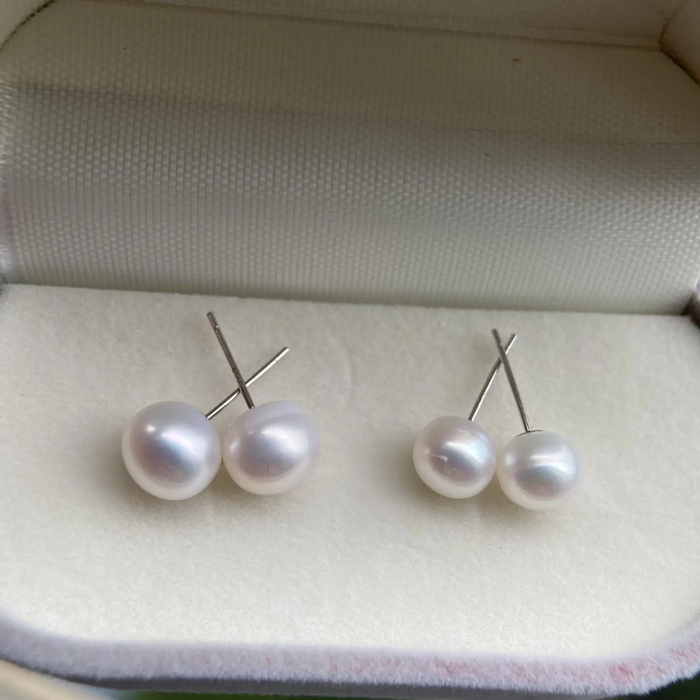 5 Pearl Earrings 925 Silver Wholesale Sterling Silver - Image 4
