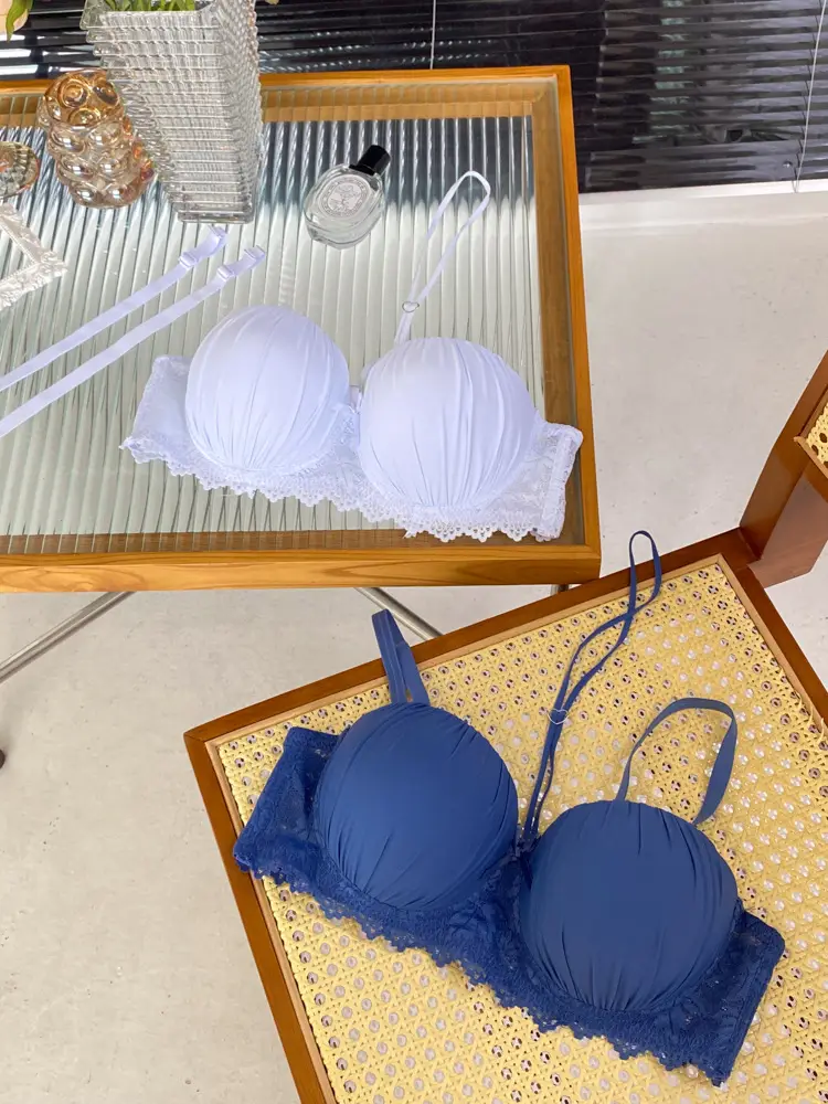Cross-Border Knitted Push-Up Bra Underwire Brown — feature 11