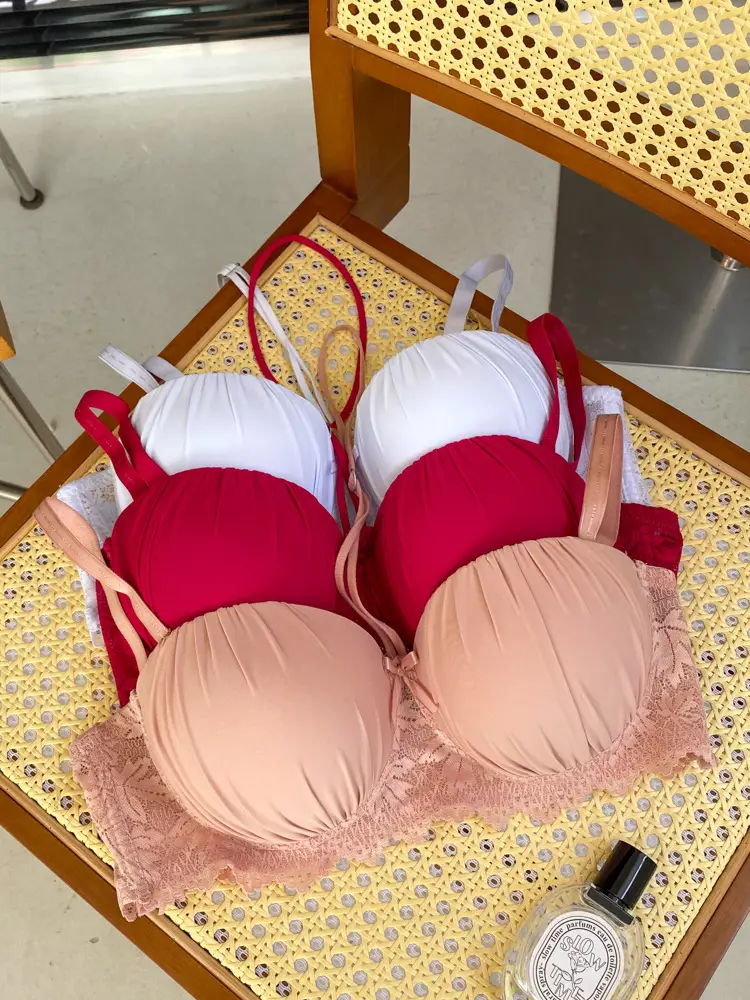 Cross-Border Knitted Push-Up Bra Underwire Brown — feature 12
