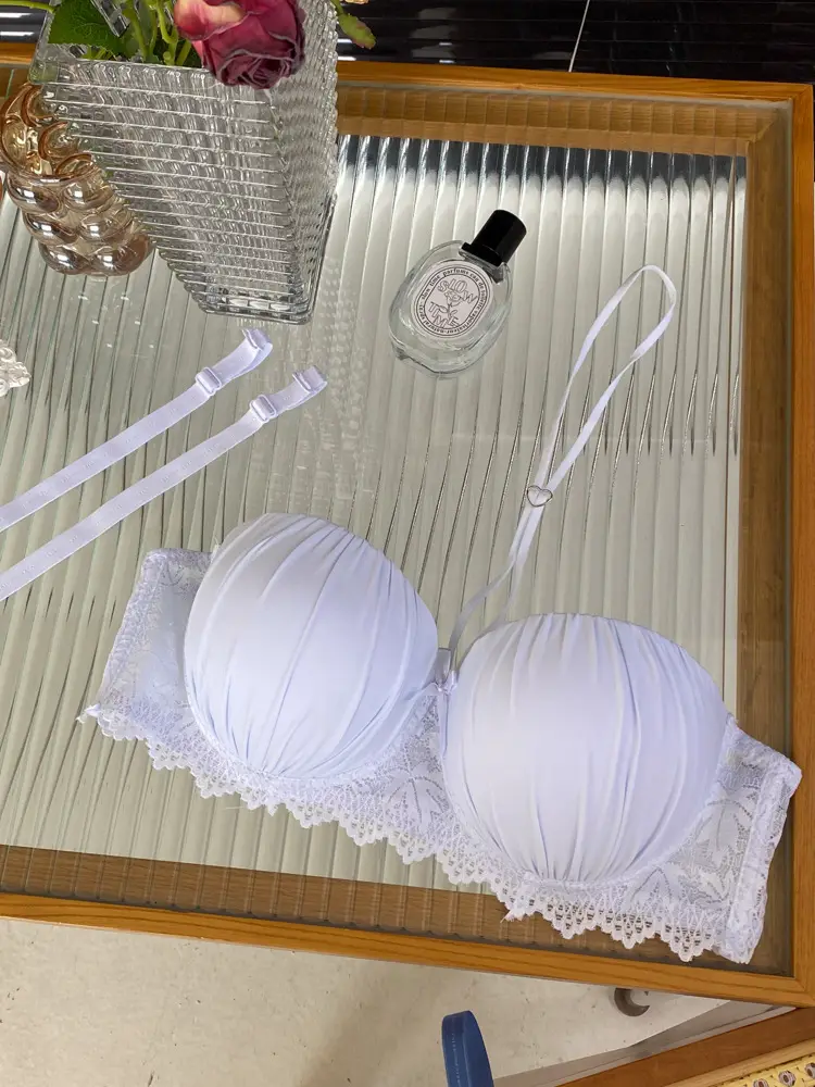 Cross-Border Knitted Push-Up Bra Underwire Brown — feature 9