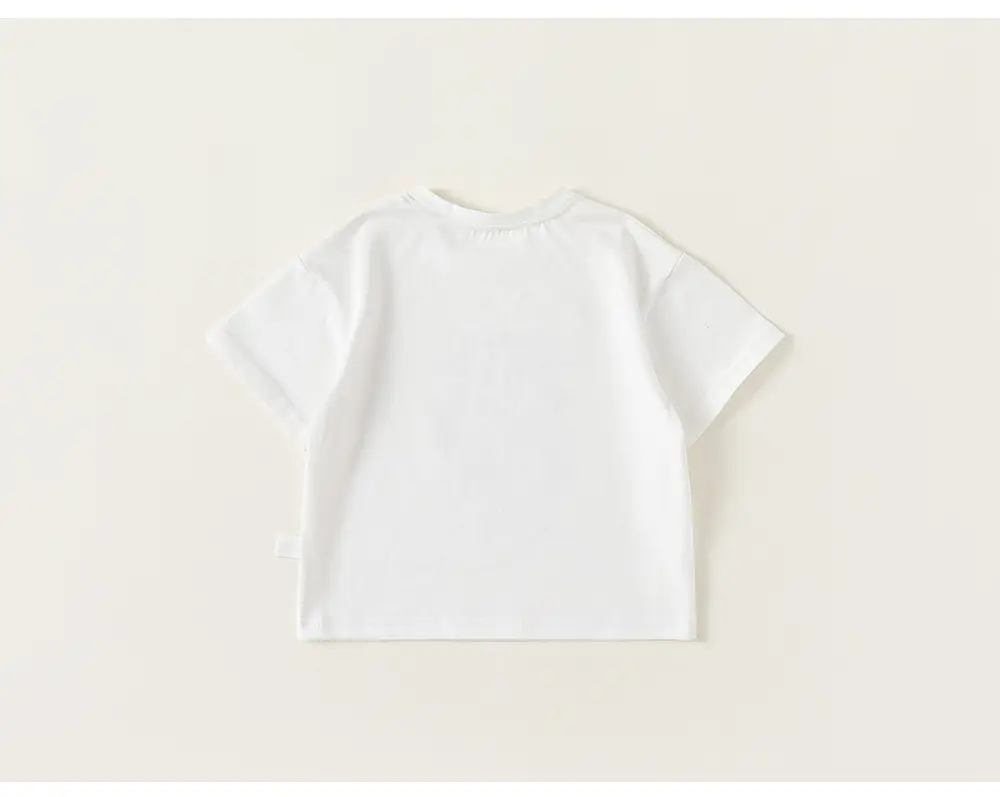 Yubao Boys Cartoon Graffiti T-Shirt Purple Summer Wear — feature 14