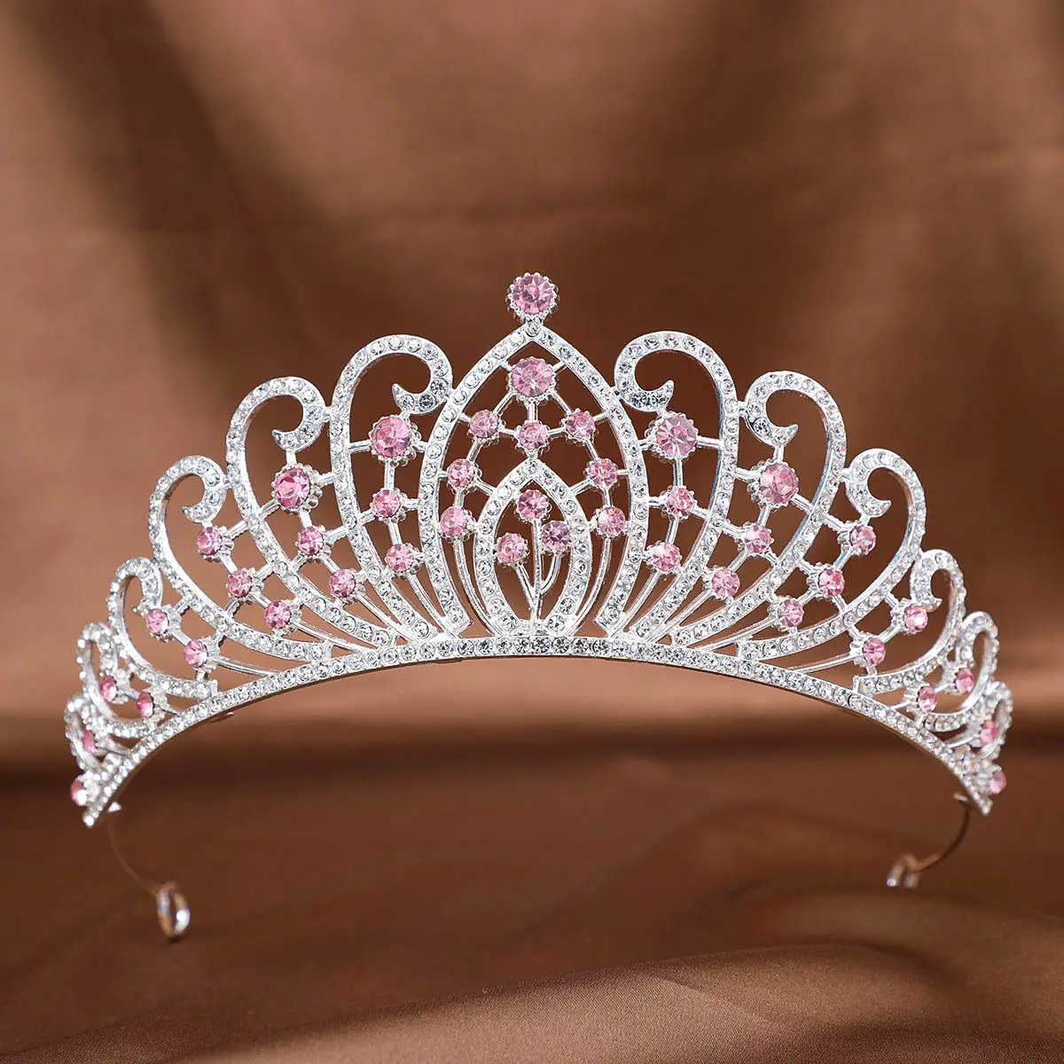 Full Diamond Crown Princess Hair Accessory for Weddings