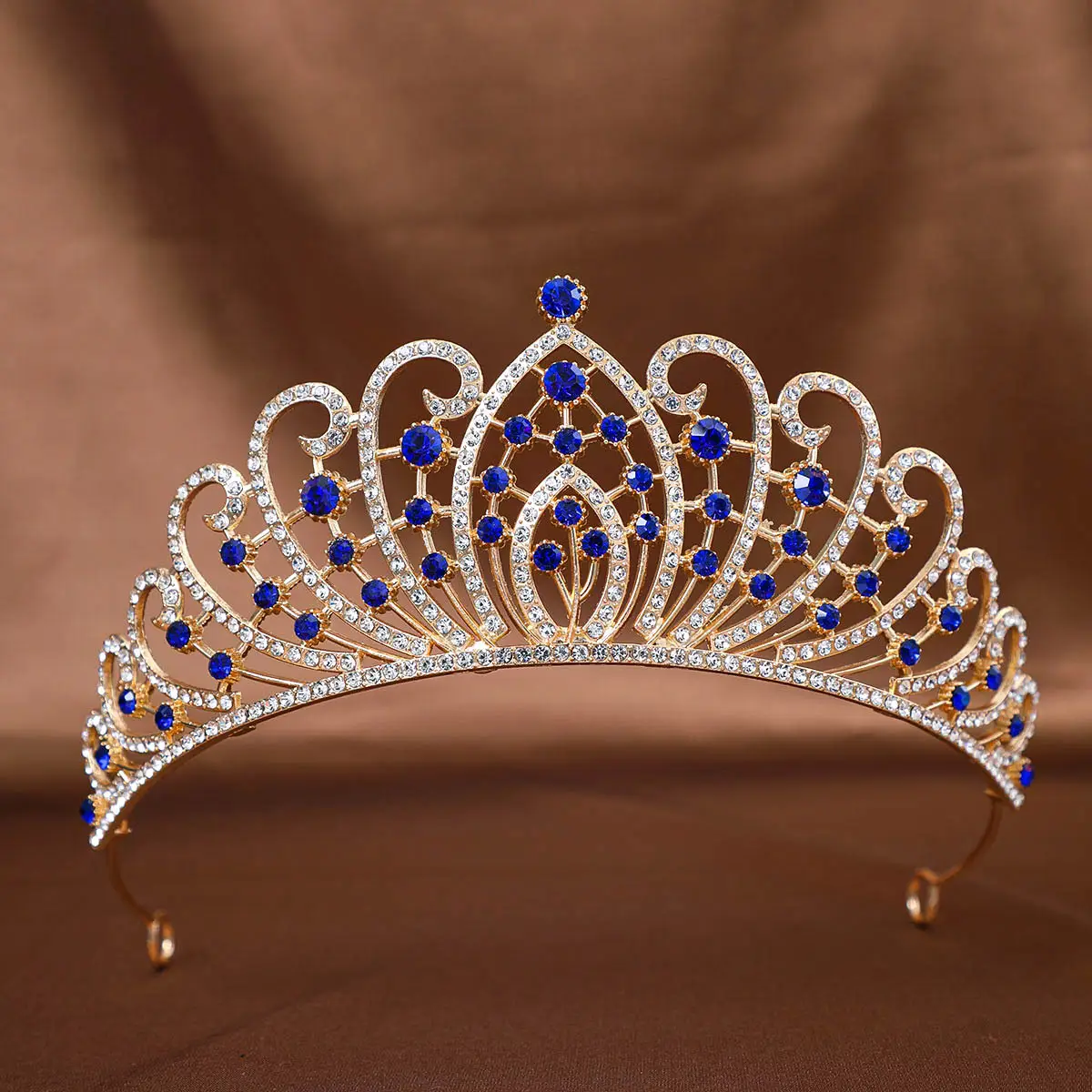 Full Diamond Crown Princess Hair Accessory for Weddings