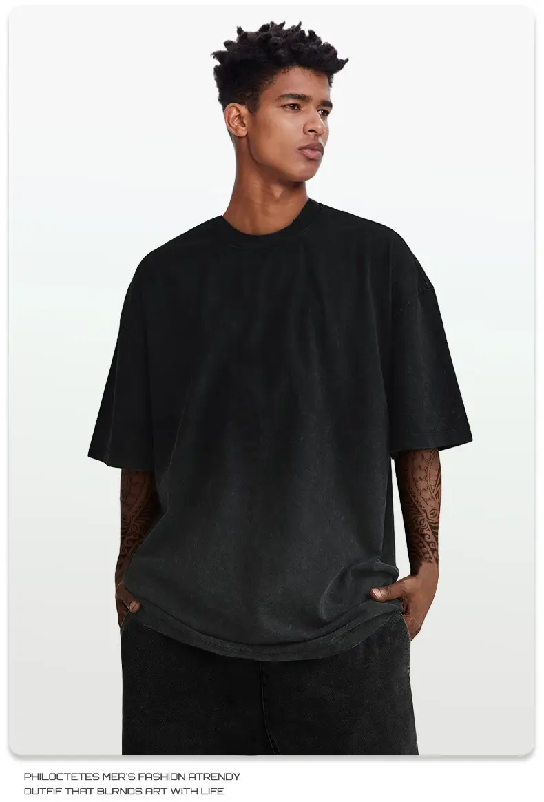 Men Women Aqua Blue Gradient Oversize T-Shirt — feature 24