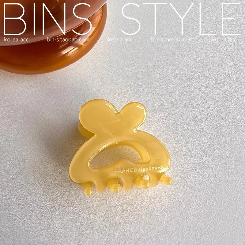 Pink Acetate Hair Clip for Girls